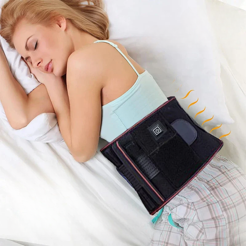 NovaHeat Adjustable Heated Back Belt for Lower Back Relief | Desfino
