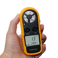 Anémomètre portable AeroSense — Appareil LCD mesurant la vitesse du vent et la température - Desfino