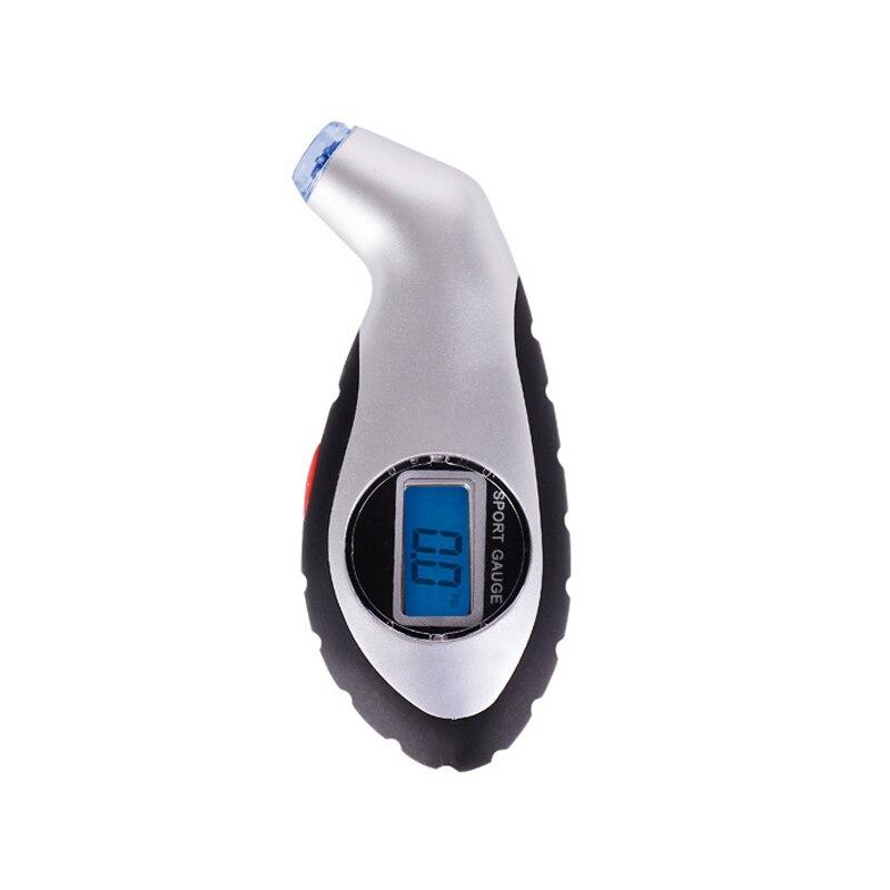 משאבת אוויר חשמלית ניידת לצמיגים של VeloGuard — מד LCD עם תאורה אחורית - Desfino