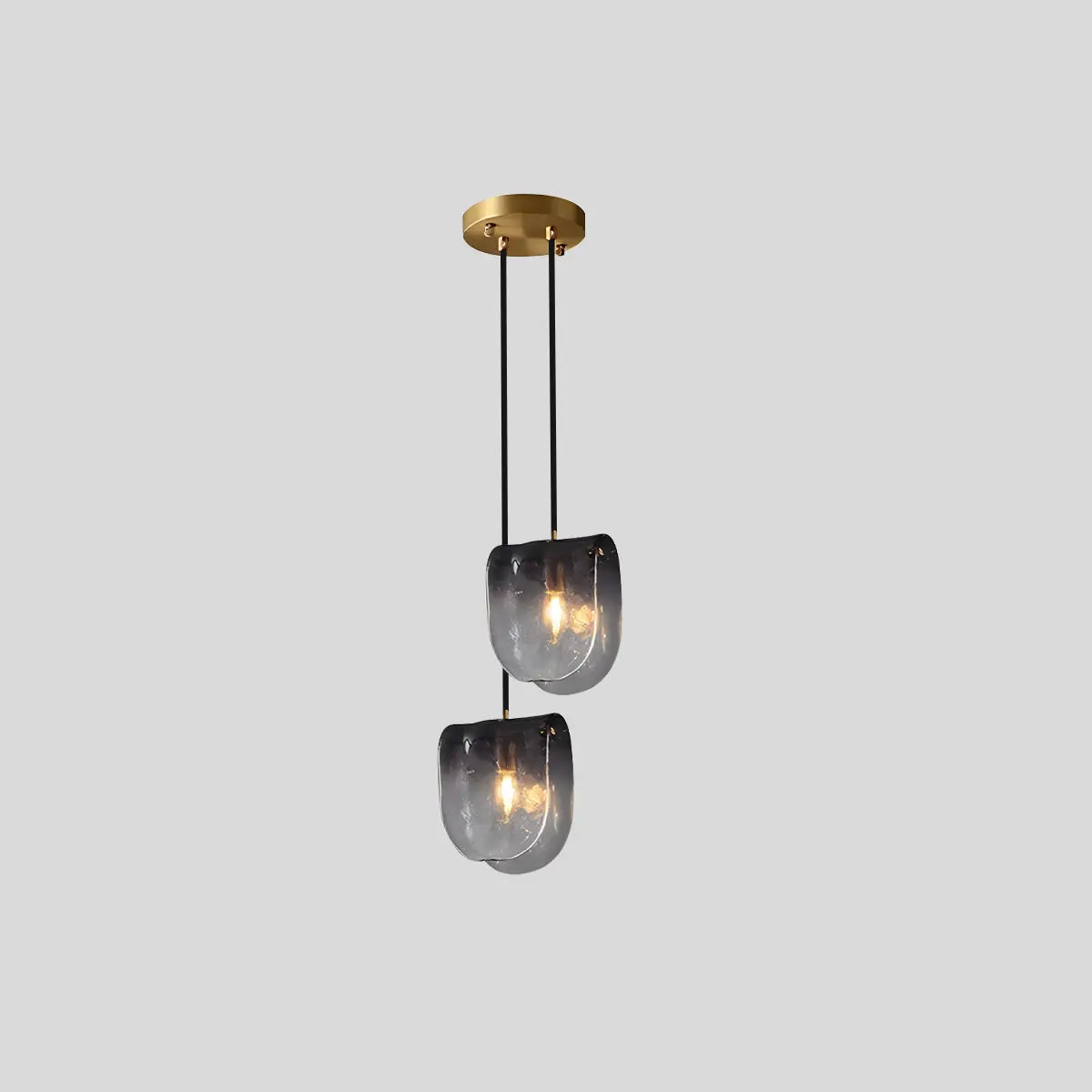 Modern Gradient Glass Pendant Light for Bedside | Desfino
