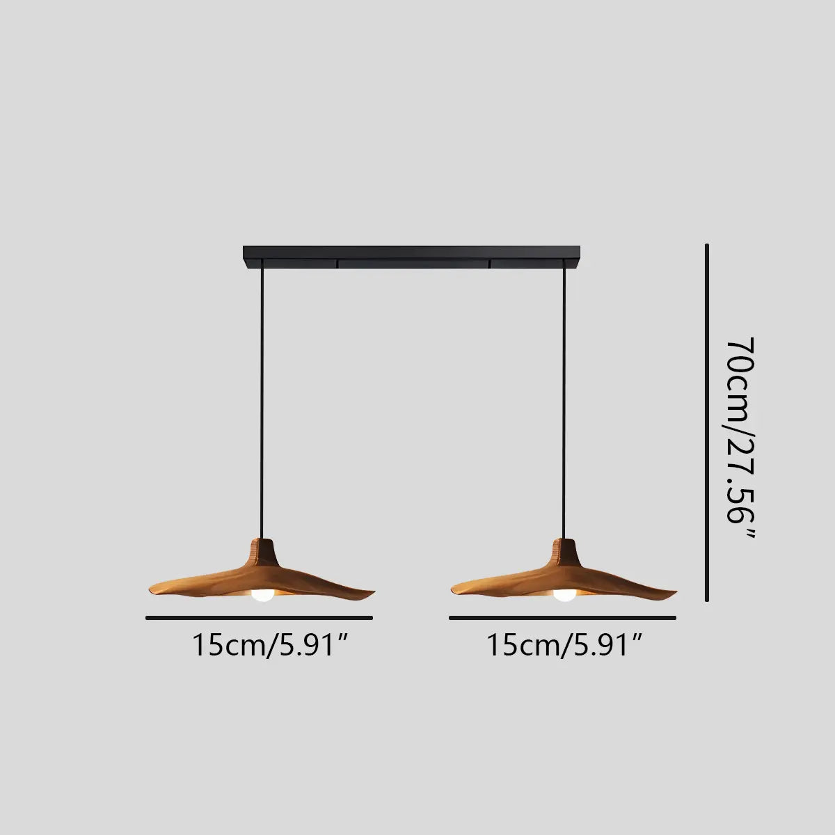 Retro Wave Wabi Sabi Pendant Light | Desfino