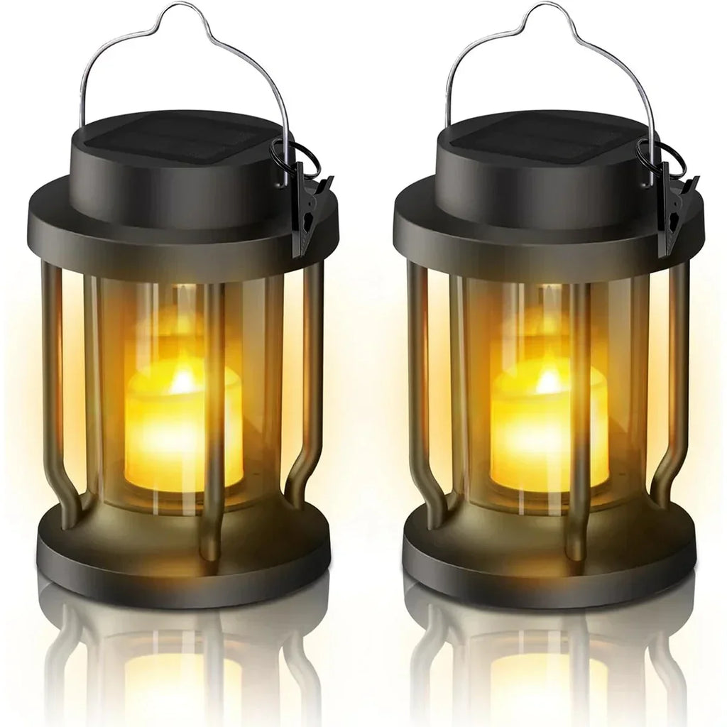 Solar Flameless Candle Lantern Hanging Light | Desfino