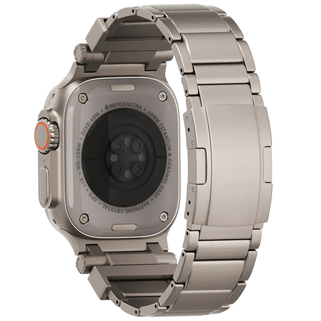 オーリダン Apple Watch UltraおよびUltra 2用耐傷性チタンバンド - Desfino
