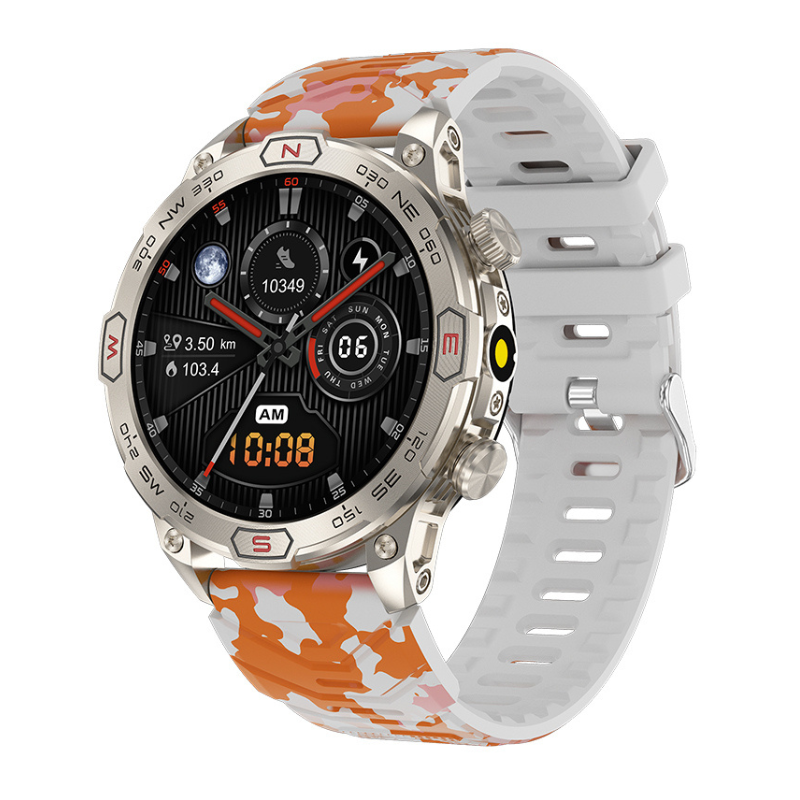 RidgePulse Pro Έξυπνο ρολόι — Παρακολούθηση GPS, καρδιακών παλμών και SpO2, κλήσεις - Desfino