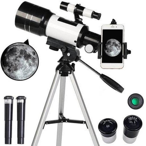 Moonwatcher 150x zoomos távcső, 70mm rekesznyílás, 300mm fókusztávolság, állvány - Desfino