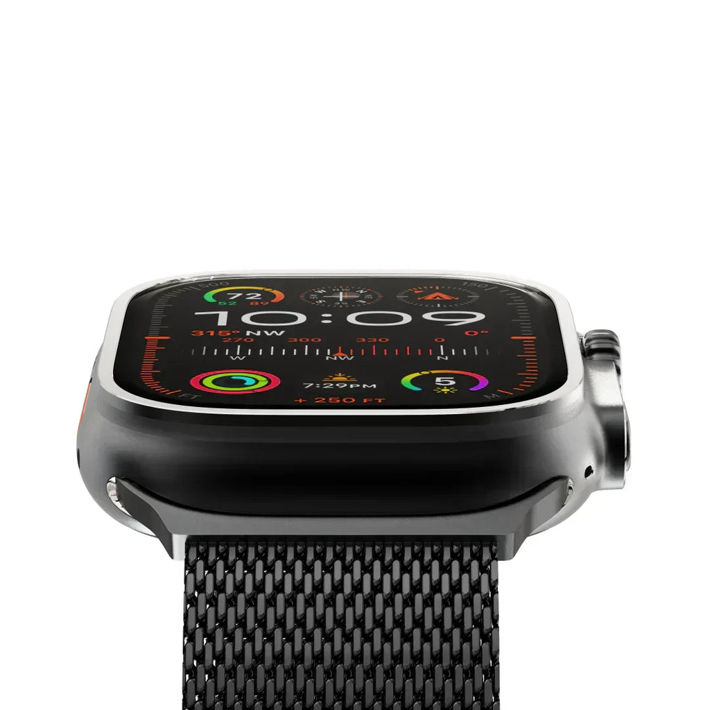 Curea tip buclă milaneză din titan ApexWeave pentru Apple Watch — plasă - Desfino