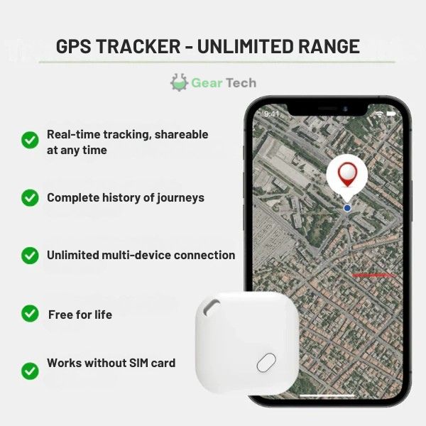 Rastreador GPS para coche iOS — En tiempo real, IP67, sin suscripción | Desfino