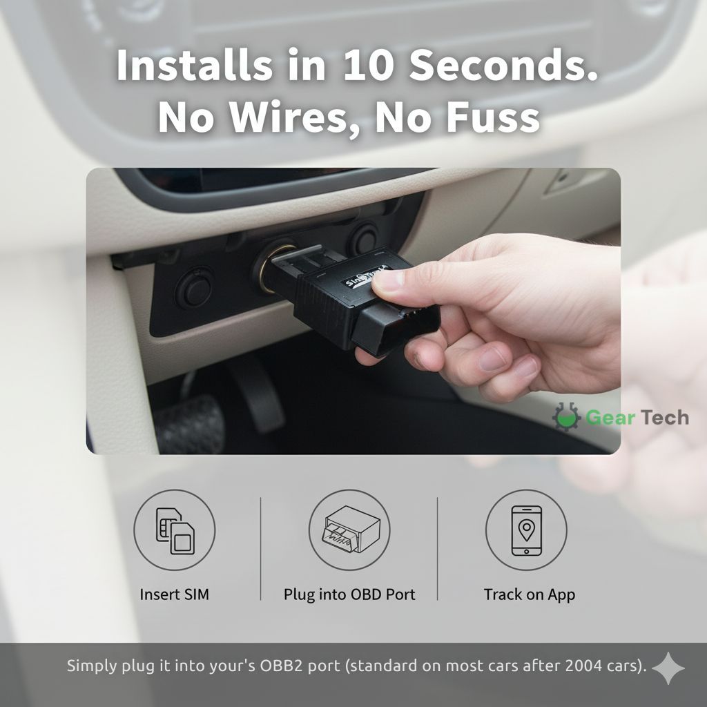 OBD2-GPS-Tracker fürs Auto in Großbritannien — Plug-and-Play, kein Abonnement - Desfino