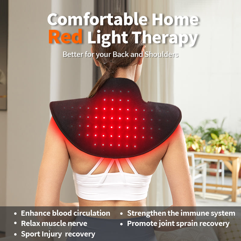 Tragbare Rotlichttherapie-Schulterbandage – 660nm und 850nm - Desfino