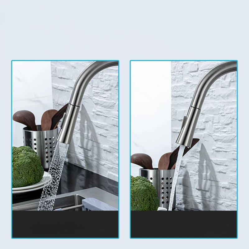 FluxMix Smart Sensor Kitchen Faucet — Touchless Mixer