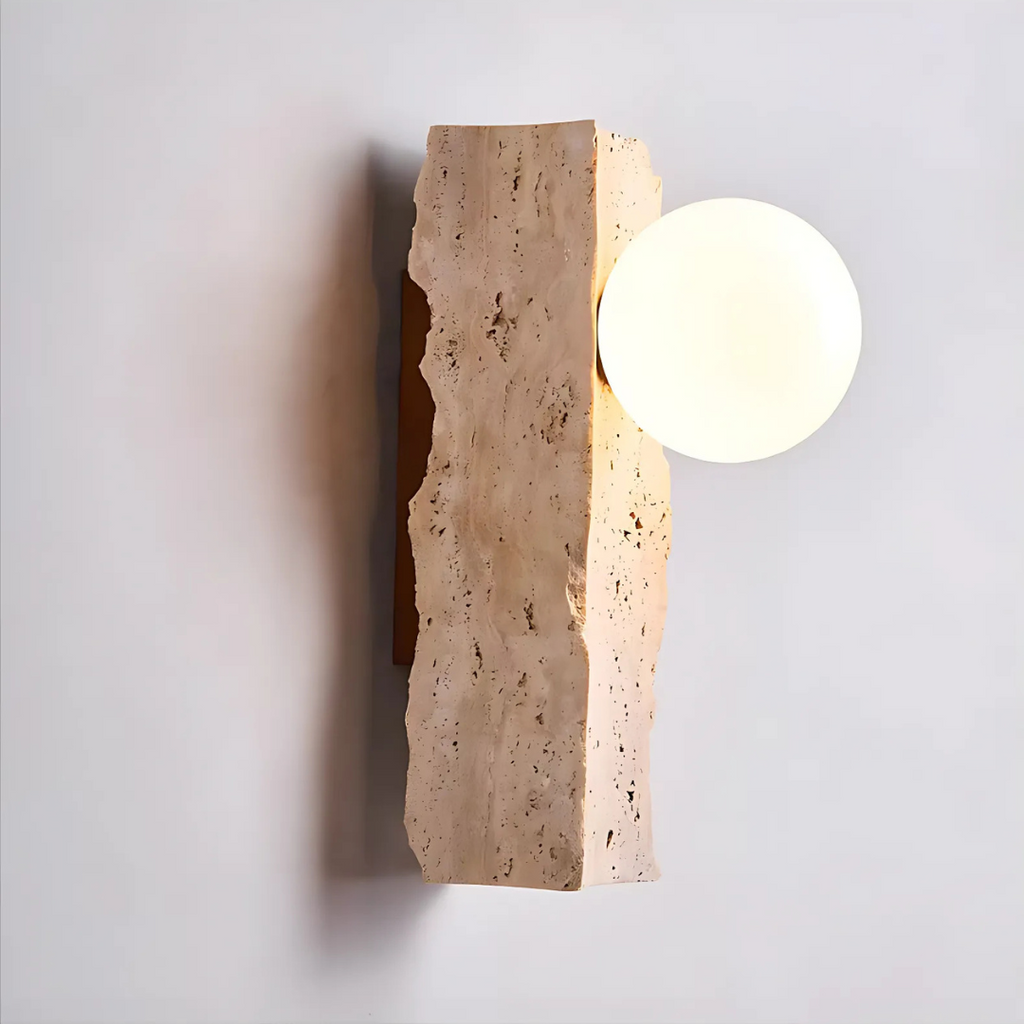 Orion G9 LED Light — Handcrafted Stone Wall Sconce - Desfino