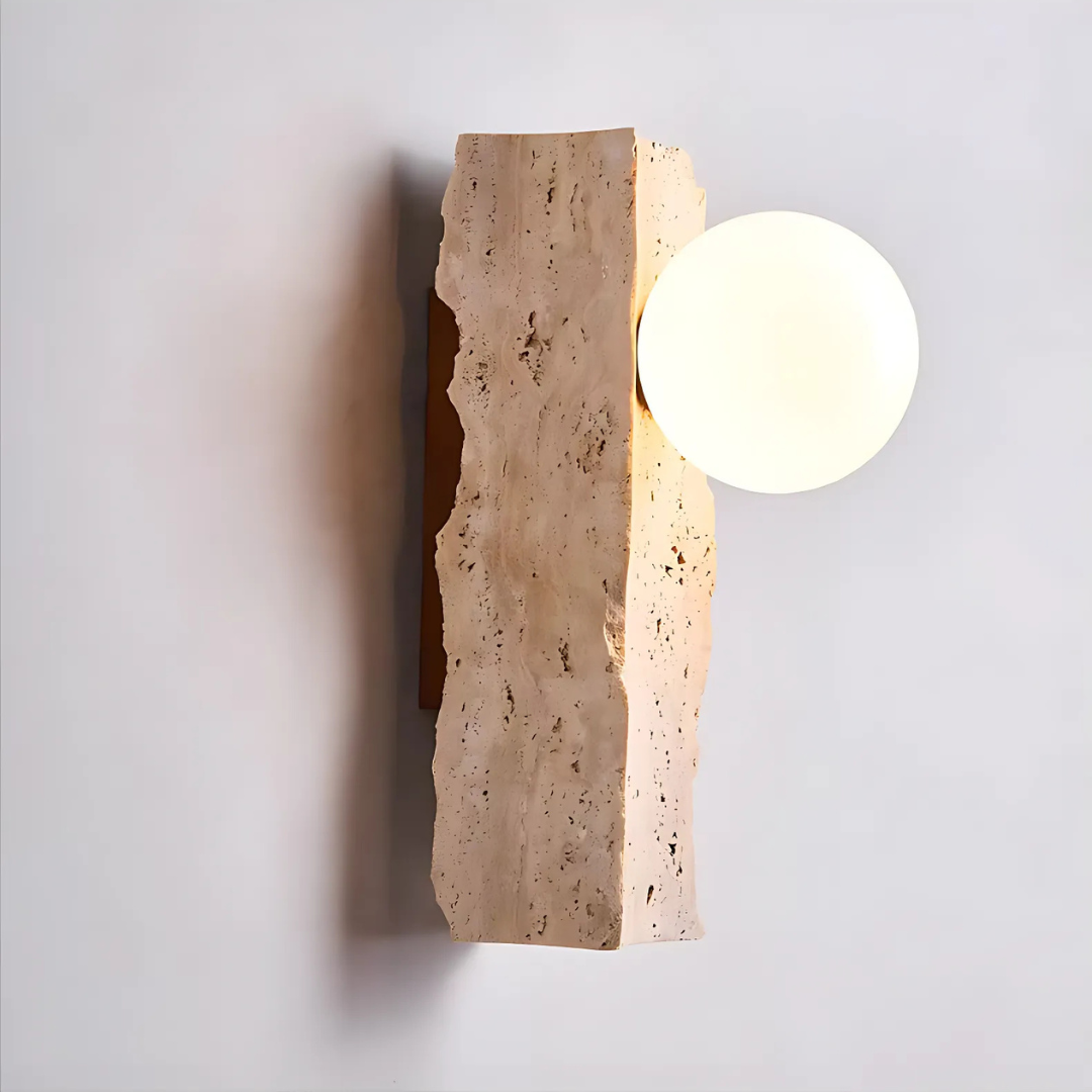 Orion G9 LED Light — Handcrafted Stone Wall Sconce - Desfino