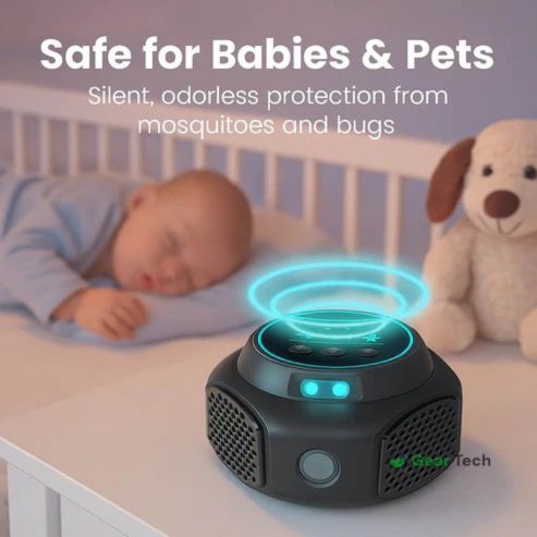 Chemical-Free Plug-In Ultrasonic Rat Repeller — Silent 3,200 Sq Ft Coverage
