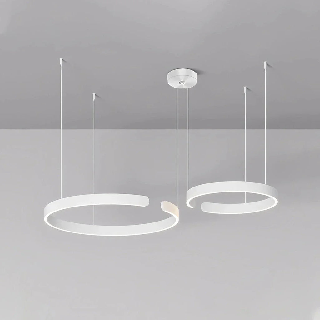 Moderner LED-Ring-Kronleuchter für das Wohnzimmer | Desfino