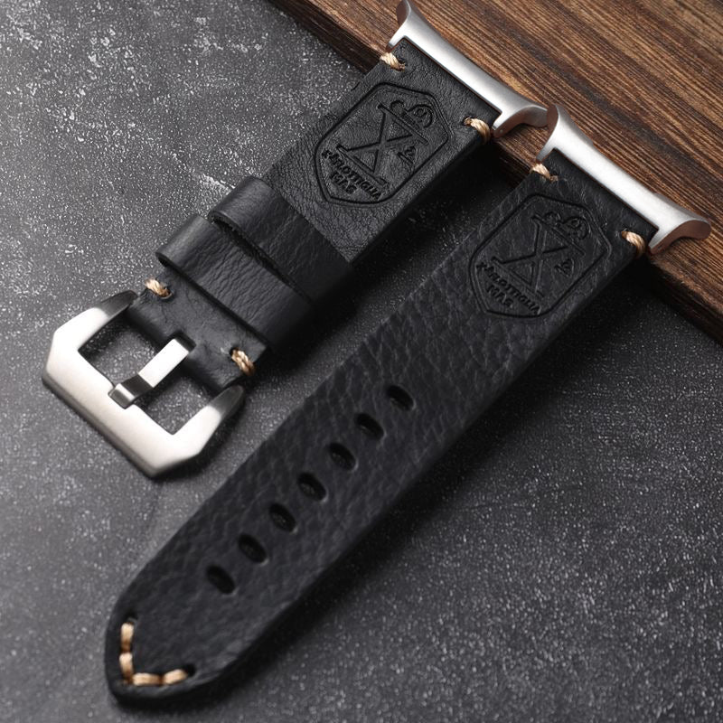 Bracelet vintage en cuir NovaLustre pour Samsung Watch Ultra - Desfino