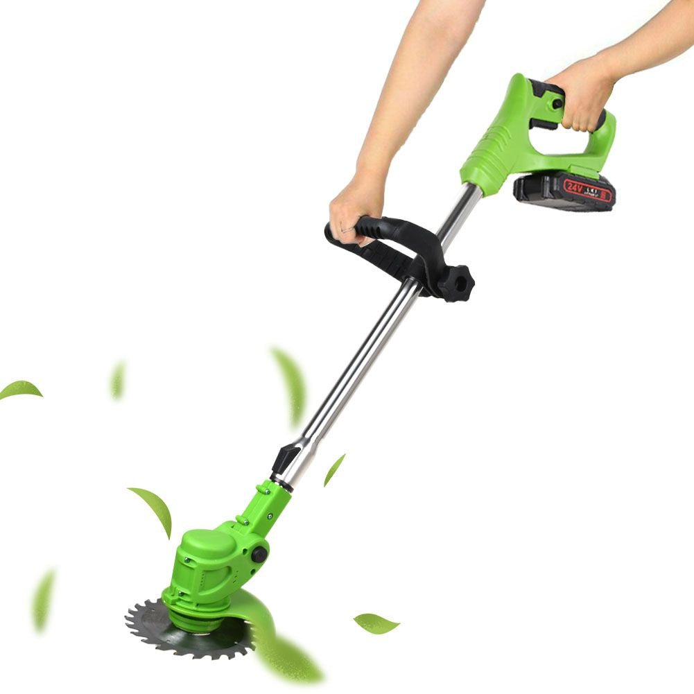 24V sladdlös ogräsröjare — 600W-motor, 18 000 RPM-klinga - Desfino