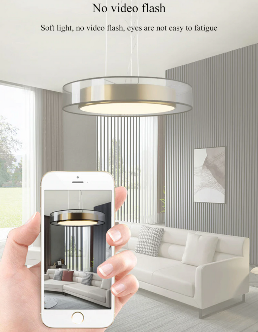 Zentra TriLight rund LED-loftslampe — 1500 lumen, 3 farvetemperaturer - Desfino