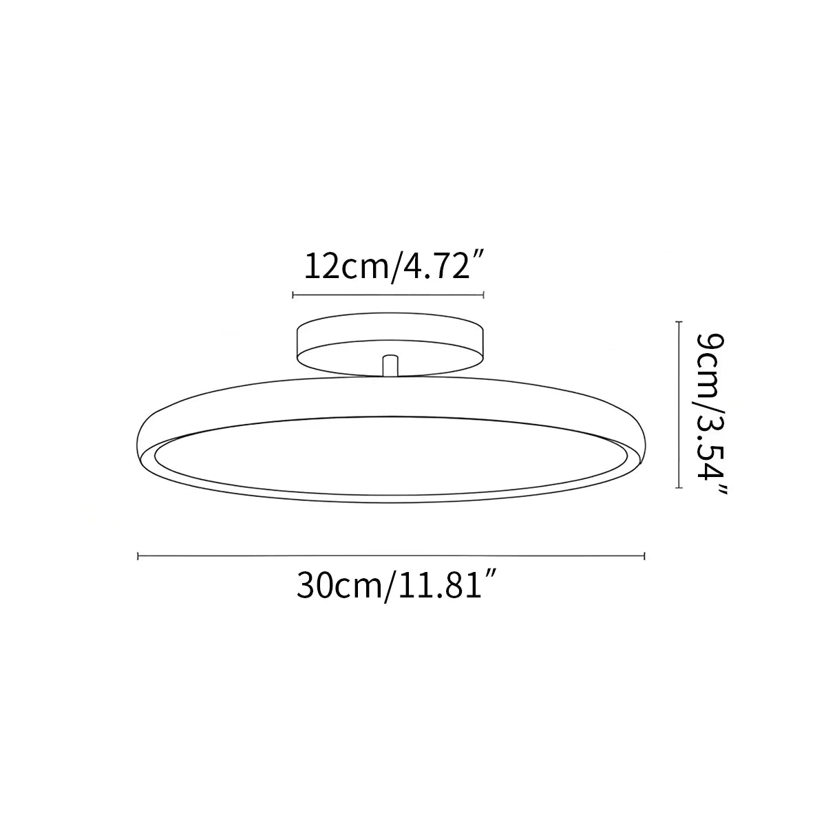 Drift Adjustable Ceiling Lamp for Bedroom | Desfino
