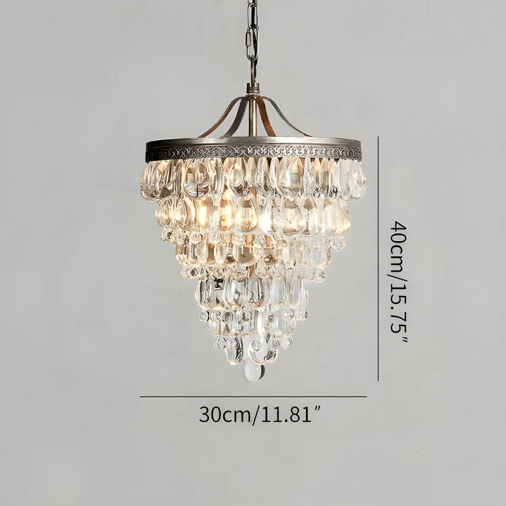 Vintage Crystal Pendent Light for Living Room | Desfino