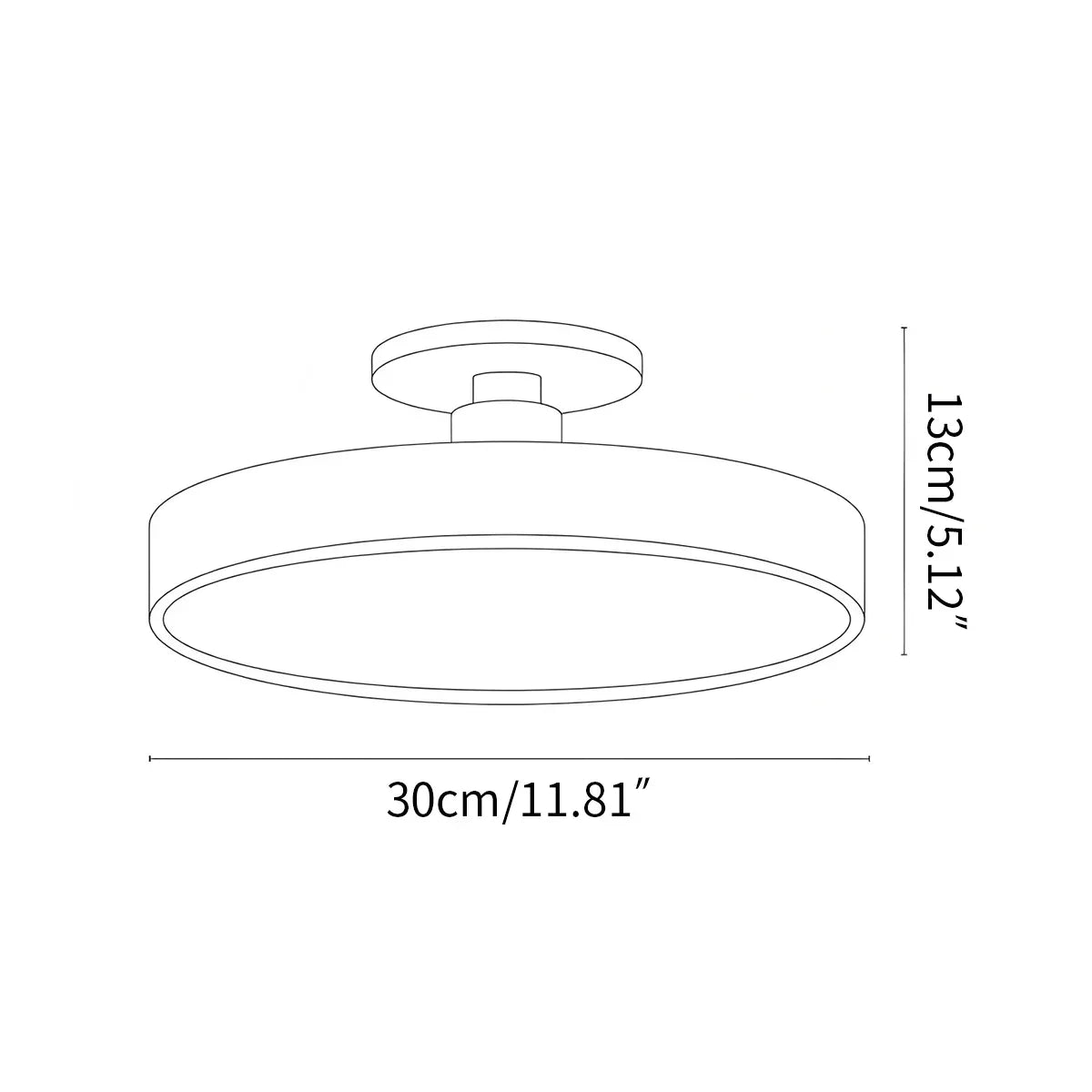 Isla Flush Mount Ceiling Lamp for Bedroom | Desfino
