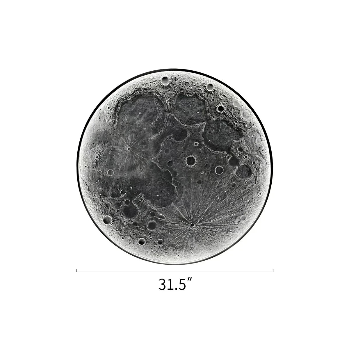 3D Relief Moon Decorative Wall Lamp | Desfino