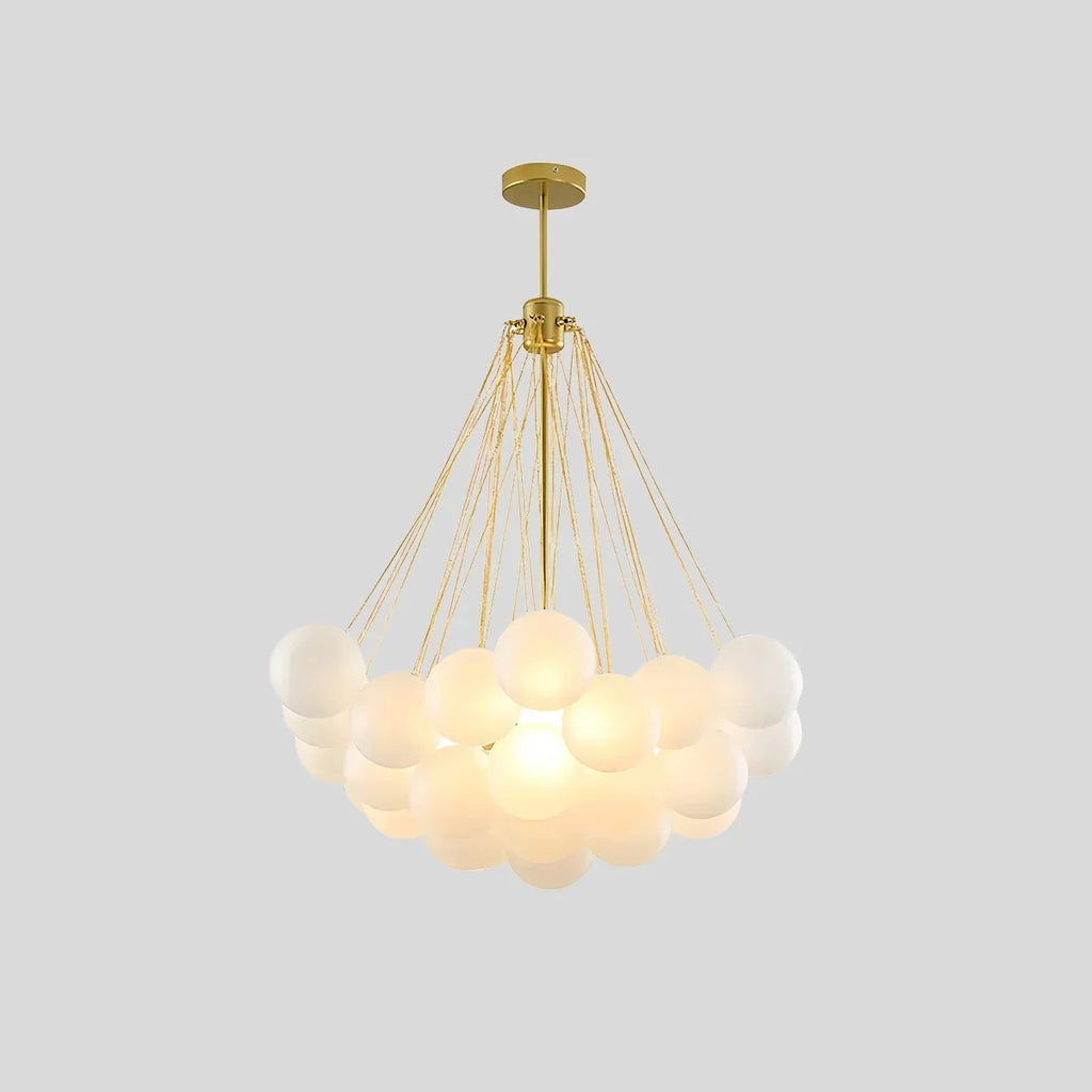 Moderner Kronleuchter aus Bubble-Glas für das Wohnzimmer | Desfino