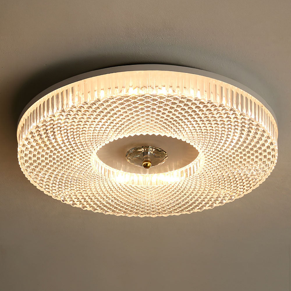 Lampada da soffitto LED slim Luminia — Finitura in metallo e acrilico - Desfino