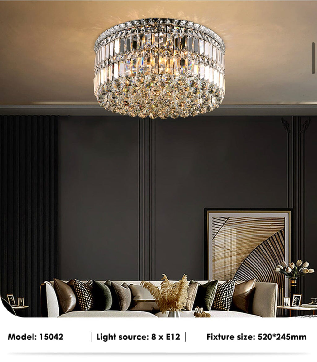 Jade Crystal Ceiling Chandelier