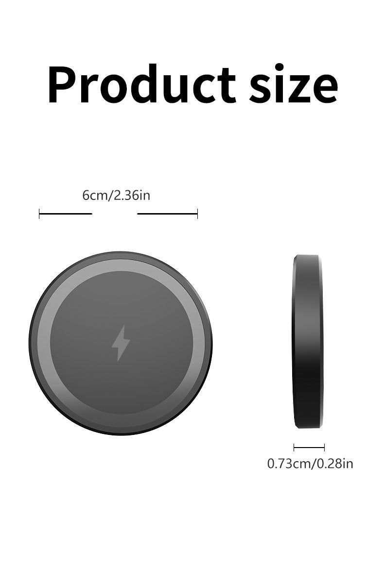 Bezdrátová nabíječka Qi 15W — magnetický výklopný stojánek pro iPhone a Samsung - Desfino