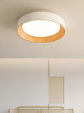 Aurea Lux Deckenleuchte — Einstellbare LED, Acrylschirm, Holz/Walnuss - Desfino