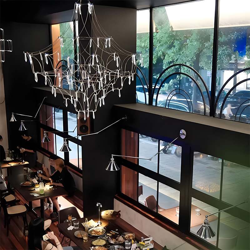 Adjustable Large Creativity Crystal Chandelier | Desfino