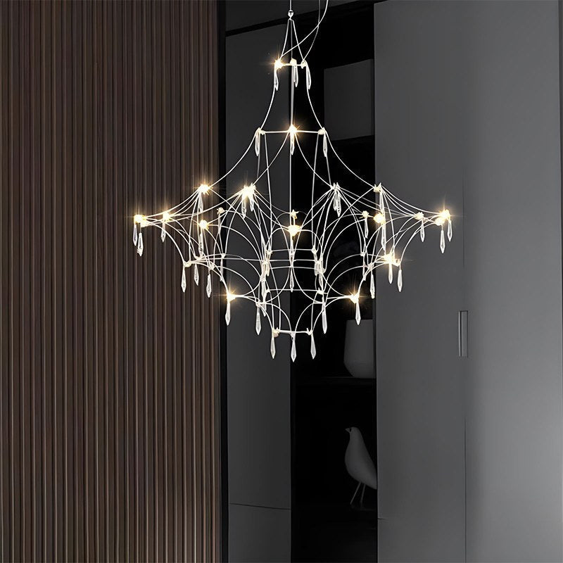 Adjustable Large Creativity Crystal Chandelier | Desfino
