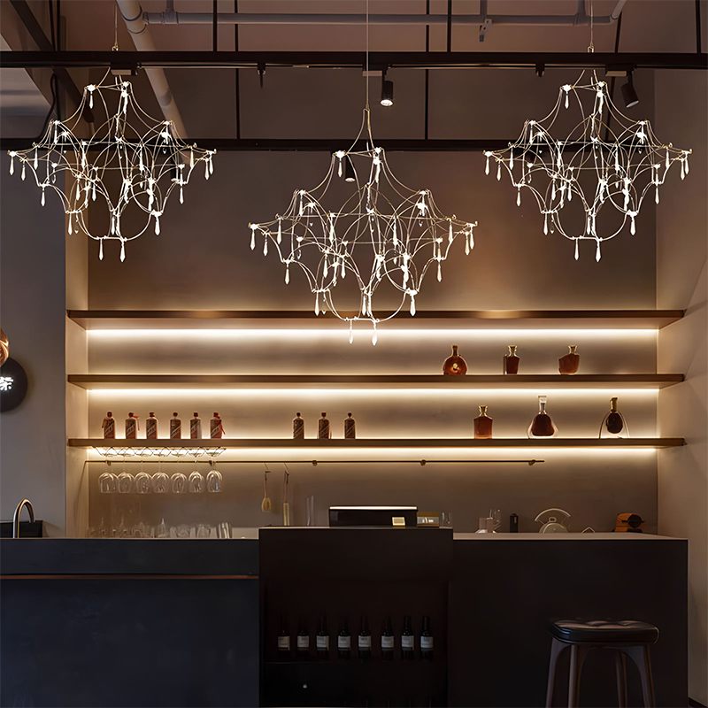 Adjustable Large Creativity Crystal Chandelier | Desfino