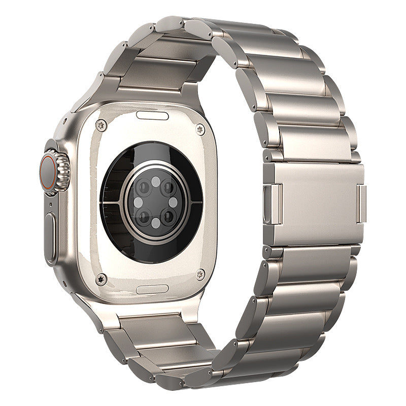 Solten-titanrem for Apple Watch Ultra — armbånd med magnetisk lås - Desfino