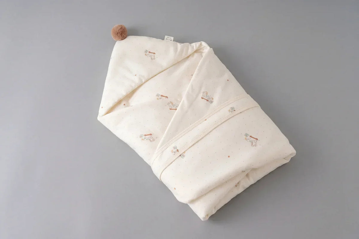 Coperta fascia per neonati extra large in puro cotone — dimensioni generose, tessuto ultra morbido