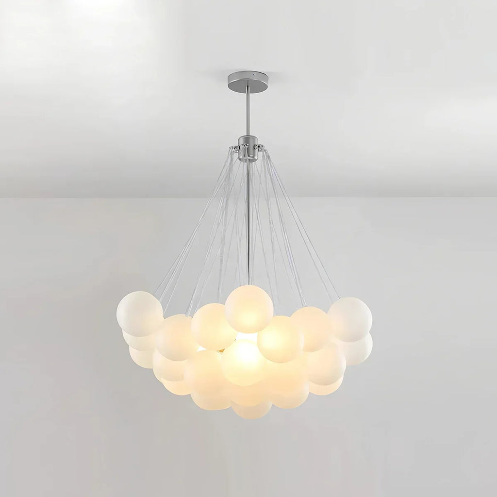 Moderner Kronleuchter aus Bubble-Glas für das Wohnzimmer | Desfino
