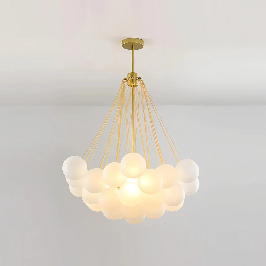 Moderner Kronleuchter aus Bubble-Glas für das Wohnzimmer | Desfino