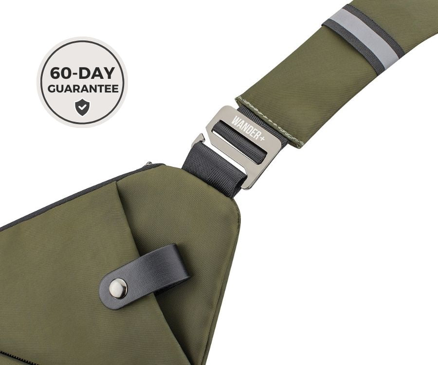 Slim Anti-Theft Travel Bag — Front Carry, Hidden Zippers, Storage - Desfino