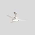 Modern White Ceiling Fans with Lights and Remote | Desfino