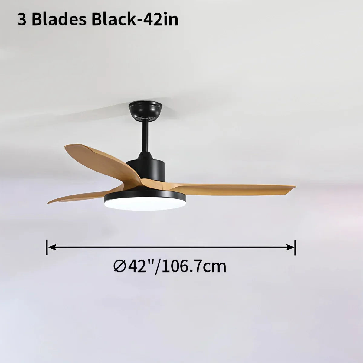 Scandi Reversible Ceiling Fan with Light | Desfino
