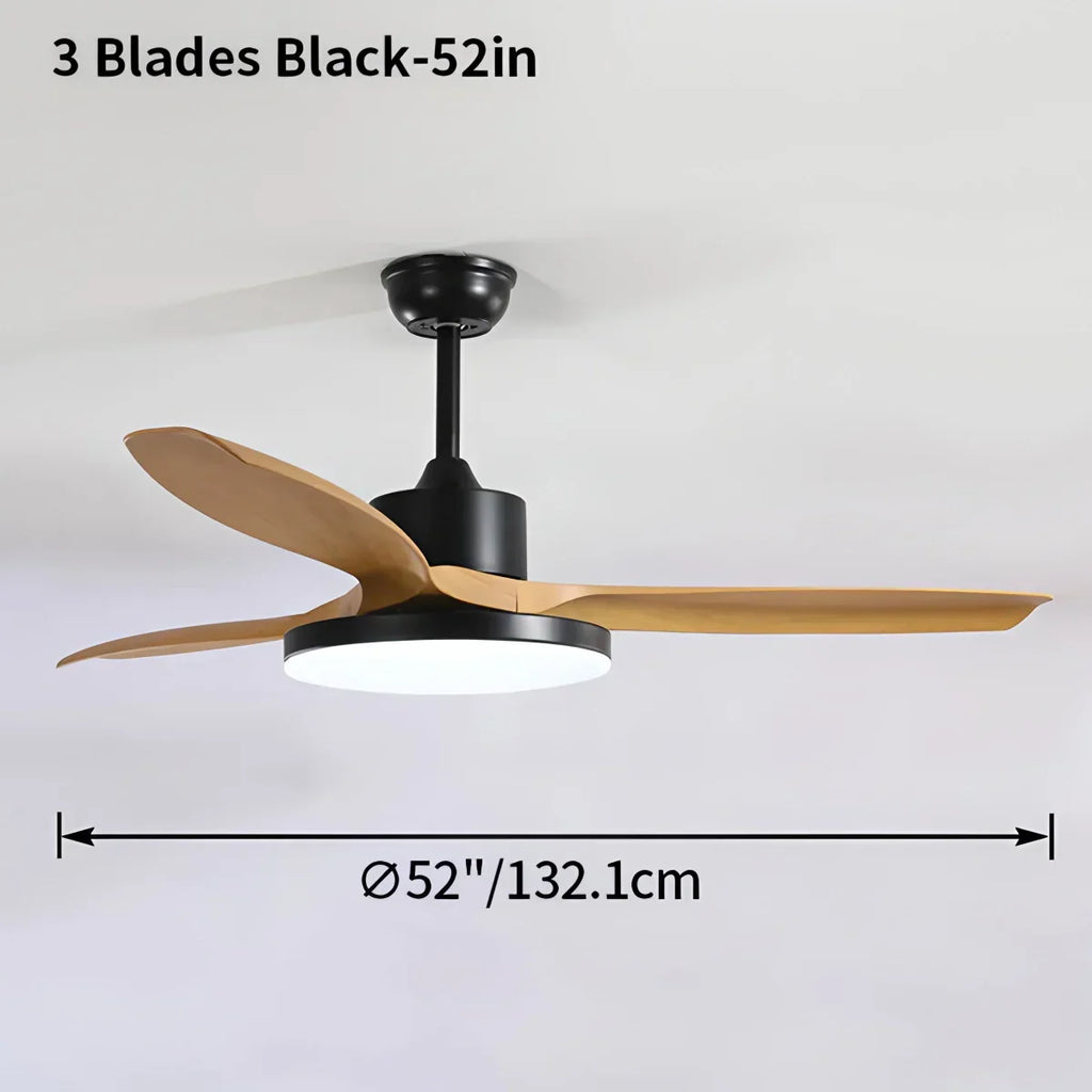 Scandi Reversible Ceiling Fan with Light | Desfino