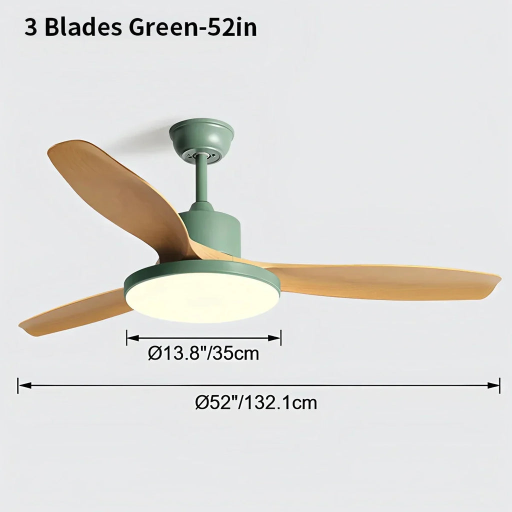 Scandi Reversible Ceiling Fan with Light | Desfino