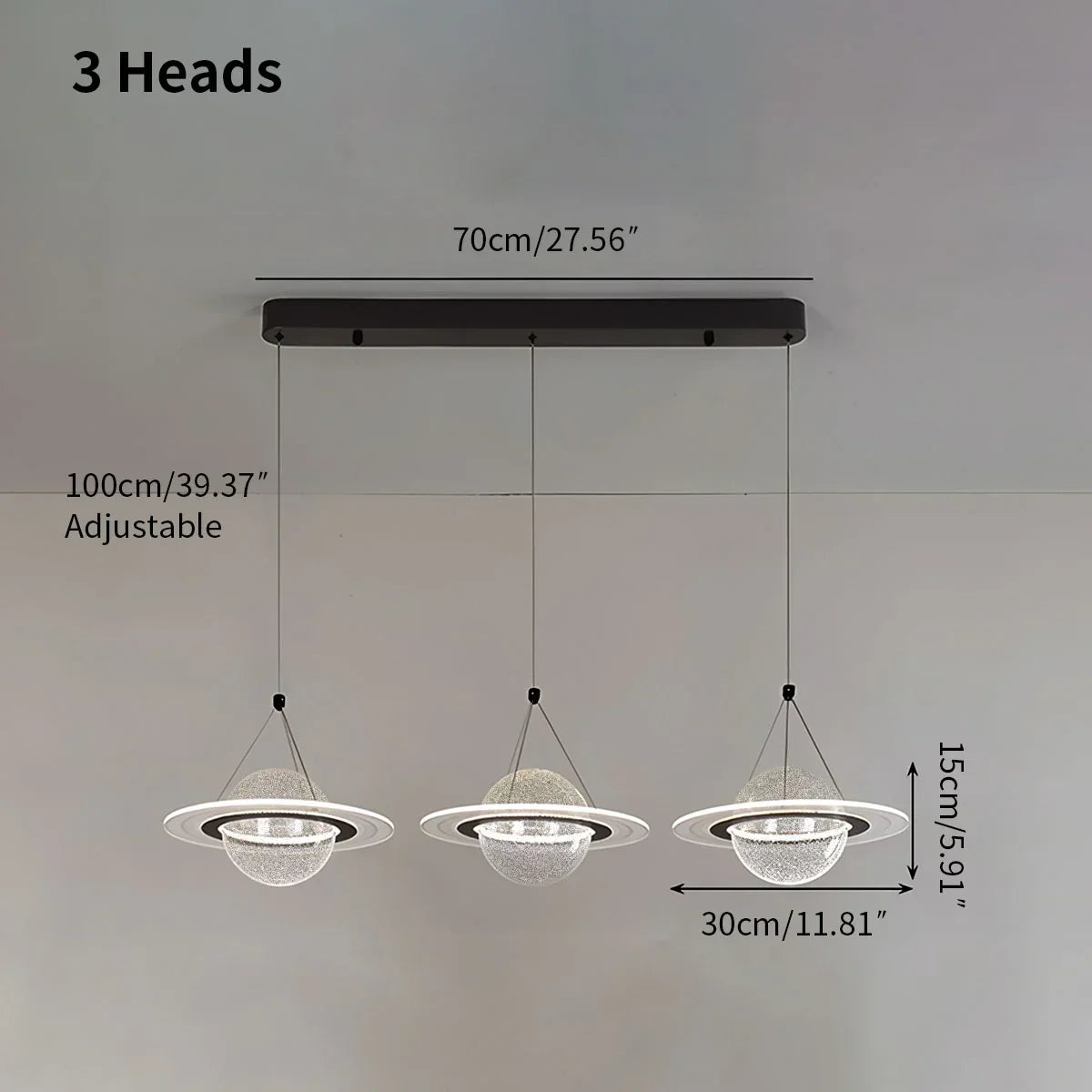 Modern Creative Planet Dining Room Pendant Light | Desfino