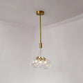 Luxury All Copper Glass Bubble Ball Chandelier | Desfino