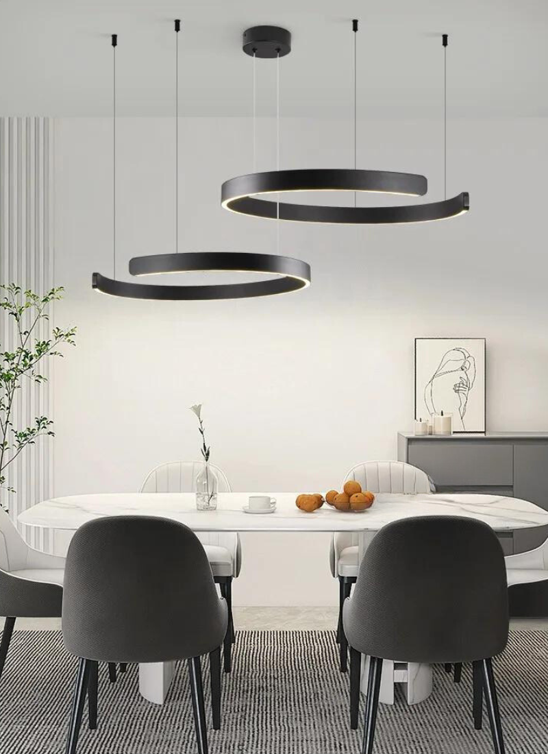 AerisGlow kerek LED-csillár — állítható hangulatvilágítás
