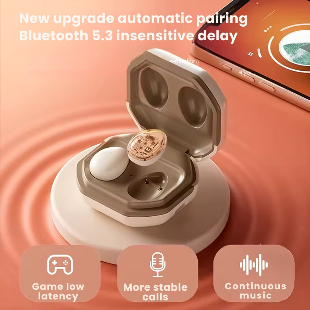 Silentiq Bluetooth 5.3-soveørepropper — støydemping, 6 mm drivere - Desfino