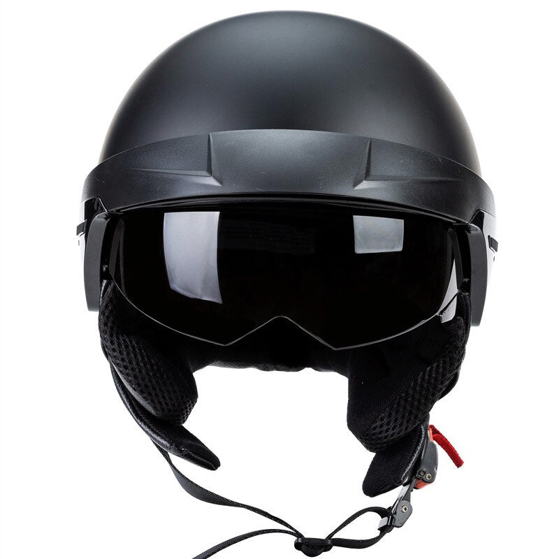 Casque de moto cruiser à visage ouvert, 1080 g — Doublure amovible - Desfino