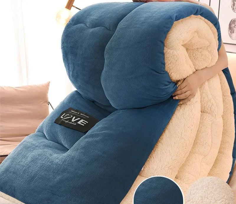 Double Layer Breathable Flannel Fleece Blanket — Extra Large