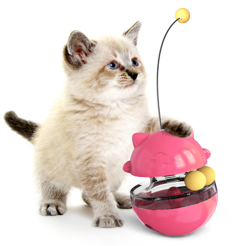 Juguete dispensador de comida para gatos Pawswell — entretenimiento para mascotas más saludables - Desfino