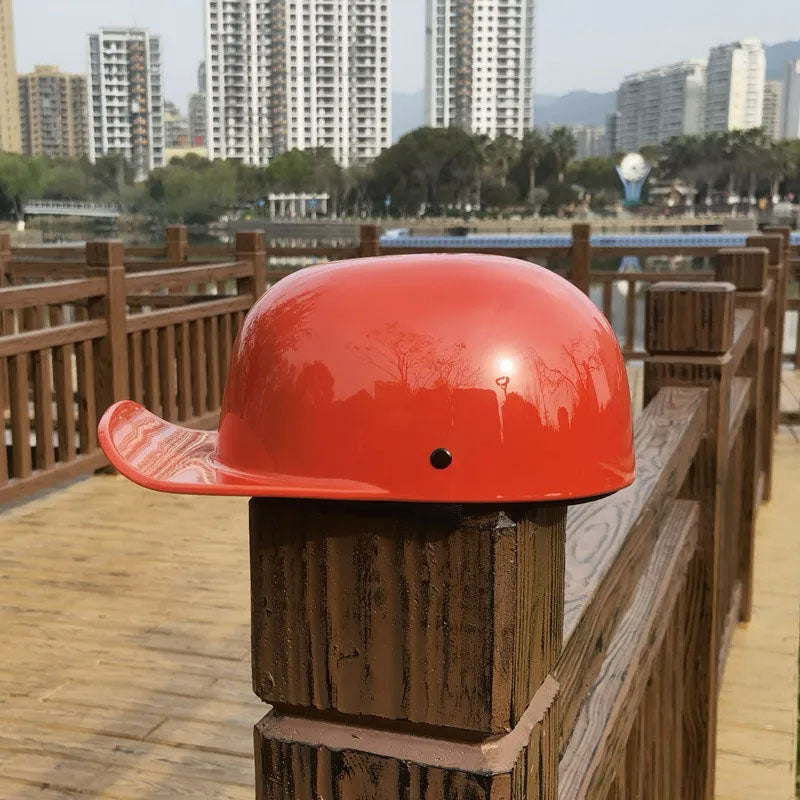 קסדת אופנוע CapPulse בסגנון כובע בייסבול, מאושרת DOT — התאמה נוחה - Desfino